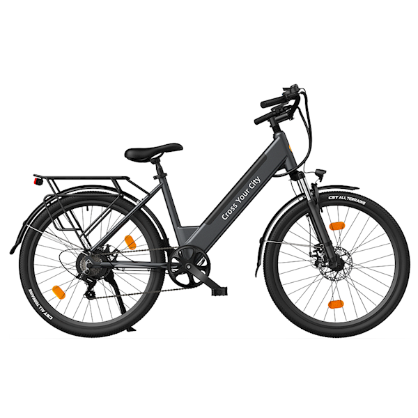 ელექტრო ველოსიპედი ADO A26S XE, 500W, Smart APP, Electric Bike, 25KM/H, Gray